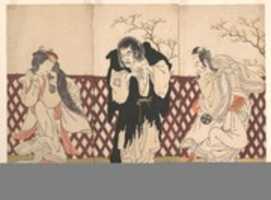 Free download Ichikawa Danjuro IV in the Role of the Monk Mongaku from the Play Hana-zumo Genji-biki free photo or picture to be edited with GIMP online image editor