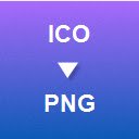 Skrin ICO to PNG Converter untuk sambungan kedai web Chrome dalam OffiDocs Chromium