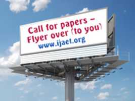 Free download IJAET CFP ( 9) free photo or picture to be edited with GIMP online image editor
