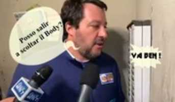 Free download il Body Matteo Salvini Al Citofono free photo or picture to be edited with GIMP online image editor