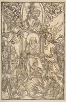 Free download Illustration from Revelations Sancte Birgitte,  Koberger Nuremberg 1500 (Latin Text) free photo or picture to be edited with GIMP online image editor