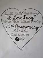 Muat turun percuma I Love Lucy 70th Anniversary foto atau gambar percuma untuk diedit dengan editor imej dalam talian GIMP
