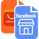 Import Aliexpress product to Facebook  screen for extension Chrome web store in OffiDocs Chromium