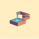 Impossible Waterfall  screen for extension Chrome web store in OffiDocs Chromium
