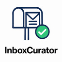 InboxCurator  screen for extension Chrome web store in OffiDocs Chromium