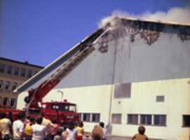 Free download Incendie du Pavillon 70, 1975 free photo or picture to be edited with GIMP online image editor