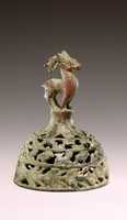 Free download Incense Burner Lid with Stag free photo or picture to be edited with GIMP online image editor
