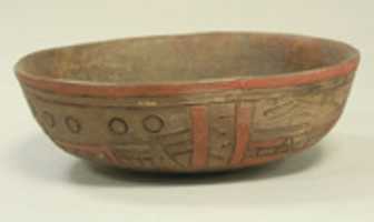 Free download Incised Painted Bowl with Felines free photo or picture to be edited with GIMP online image editor