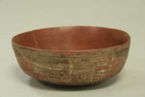 Free download Incised Painted Bowl with Fox Motif free photo or picture to be edited with GIMP online image editor