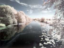 Free download Infrared Landscape: Blockland, Bremen free photo or picture to be edited with GIMP online image editor
