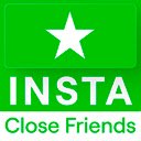 Insta Close Friends  screen for extension Chrome web store in OffiDocs Chromium
