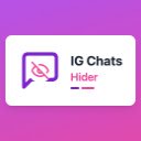 Instagram DM Sidebar Hider  screen for extension Chrome web store in OffiDocs Chromium