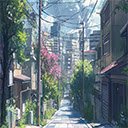 Interface Of A Japanese Neighborhood In Anime Aniwave  screen for extension Chrome web store in OffiDocs Chromium