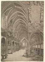 Free download Interior View of Strasbourg Cathedral free photo or picture to be edited with GIMP online image editor