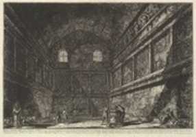 Free download Interior view of the ancient Temple of Bacchus, now the church of S. Urbano, two miles from Rome..., from Vedute di Roma (Roman Views) free photo or picture to be edited with GIMP online image editor
