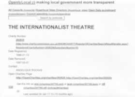 Free download Internationalist Theatre Charity Registration Angelique Rockas 1986 free photo or picture to be edited with GIMP online image editor
