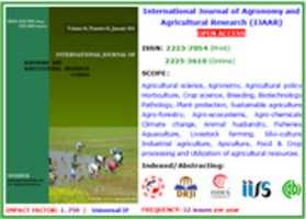 Free download International Journal of Agronomy and Agricultural Research (IJAAR) free photo or picture to be edited with GIMP online image editor