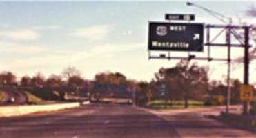 Free download Interstate 170 South at Exit 1B, US 40 West, Wentzville exit (1990) free photo or picture to be edited with GIMP online image editor