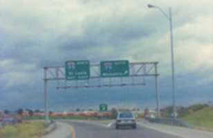 Free download Interstate 255 East at Exit 1, Interstate 55 exits (1990) free photo or picture to be edited with GIMP online image editor