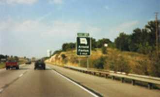 Free download Interstate 55 North at Exit 191, Route 141 exit (1990)  free photo or picture to be edited with GIMP online image editor