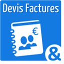 Écran ClicTag des factures et des devis pour l'extension Chrome Web Store dans OffiDocs Chromium