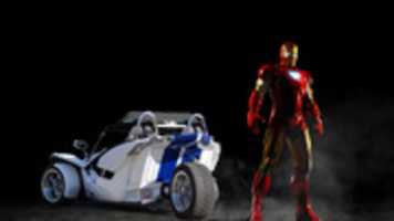 Free download Iron Man And His Custom White Slingshot free photo or picture to be edited with GIMP online image editor
