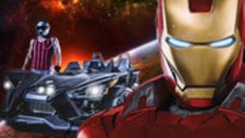Free download Iron Man And Slingshot With Driver 1 free photo or picture to be edited with GIMP online image editor
