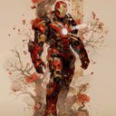 Iron Man: Tech and Heroism in a Live Theme  screen for extension Chrome web store in OffiDocs Chromium