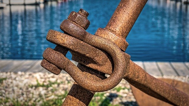 Scarica gratuitamente il modello di foto gratuito Iron Rust Anchor da modificare con l'editor di immagini online di GIMP