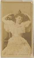 Free download Isabelle Everson, from the Actors and Actresses series (N45, Type 8) for Virginia Brights Cigarettes free photo or picture to be edited with GIMP online image editor