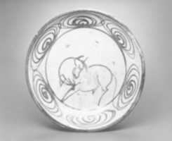 Free download Ishizara Plate with Design of Horse and Spirals free photo or picture to be edited with GIMP online image editor