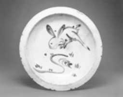 Free download Ishizara Plate with Rabbit Design free photo or picture to be edited with GIMP online image editor
