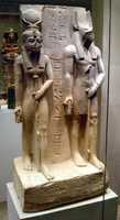 Free download Isis and Wepwawet, god of Asyut,with the name of Siese,Overseer of the Two Granaries of Ramesses II free photo or picture to be edited with GIMP online image editor