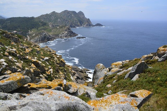 Téléchargement gratuit d'une image gratuite des îles Cies Galicia Beach Sea à modifier avec l'éditeur d'images en ligne gratuit GIMP