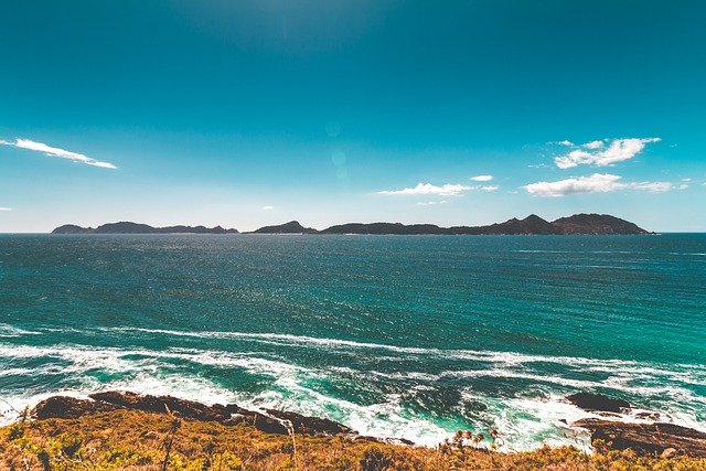 Free download islands cies galicia ocean sea free picture to be edited with GIMP free online image editor