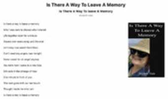 Free download Is There A Way To Leave A Memory free photo or picture to be edited with GIMP online image editor