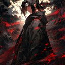 Itachi Uchiha Black Cloak Live Wallpaper  screen for extension Chrome web store in OffiDocs Chromium