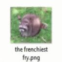 זה אני ה-meme frenchiest fry ממסך tumblr להרחבה חנות האינטרנט של Chrome ב-OffiDocs Chromium