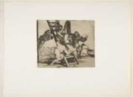 Free download Its a Hard Step! (Duro es el paso!), from The Disasters of War (Los Desastres de la Guerra), plate 14 free photo or picture to be edited with GIMP online image editor