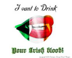 Free download I vant to drink your Irish blood free photo or picture to be edited with GIMP online image editor