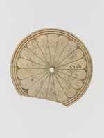 Free download Ivory disk with a rosette free photo or picture to be edited with GIMP online image editor