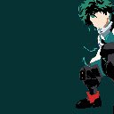 Izuku Midoriya Minimalist My Hero Academia 8K Wallpaper Anime Theme  screen for extension Chrome web store in OffiDocs Chromium