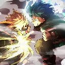 Izuku Midoriya vs Katsuki Bakugo My Hero Academia Anime Theme  screen for extension Chrome web store in OffiDocs Chromium