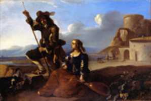 Free download Jacob Van Staverden, Landscape With Figures free photo or picture to be edited with GIMP online image editor