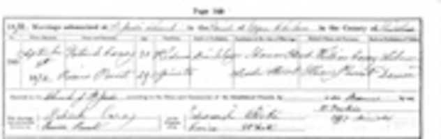 Free download James Hill Perrots Older Sister Rosina 1872 Marriage Cert Showing Her Father As Henry (deceased) free photo or picture to be edited with GIMP online image editor