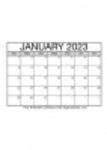Unduh gratis template Kalender Januari 2023 Microsoft Word, Excel, atau Powerpoint untuk diedit dengan LibreOffice online atau OpenOffice Desktop online