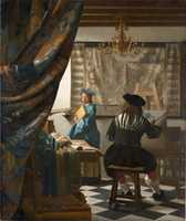 Gratis download Jan Vermeer, The Art Of Painting gratis foto of afbeelding om te bewerken met GIMP online afbeeldingseditor