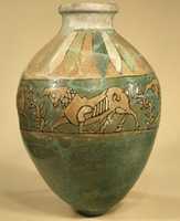 Free download Jar with a frieze of bulls free photo or picture to be edited with GIMP online image editor