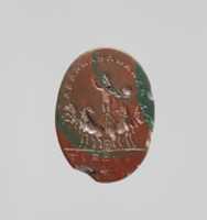 Free download Jasper intaglio: Sol in a quadriga (four-horse chariot) free photo or picture to be edited with GIMP online image editor