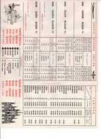 Free download JAT Airways Yugoslavia Timetable & Tariff Sheet 1967/1968 free photo or picture to be edited with GIMP online image editor